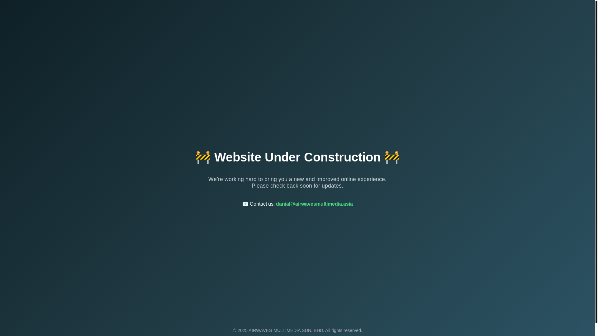 website screenshot of https://airwavesmultimedia.asia/