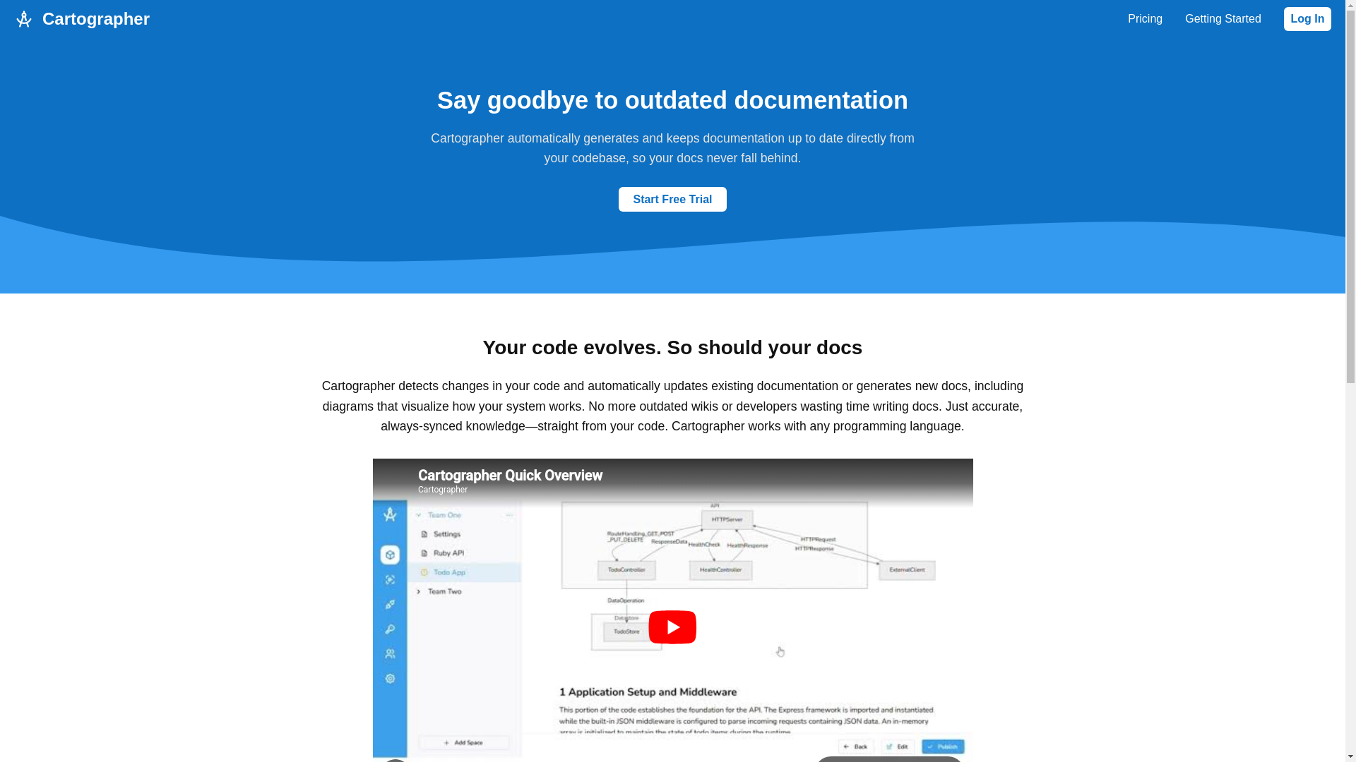 website screenshot of https://cartara.ai/