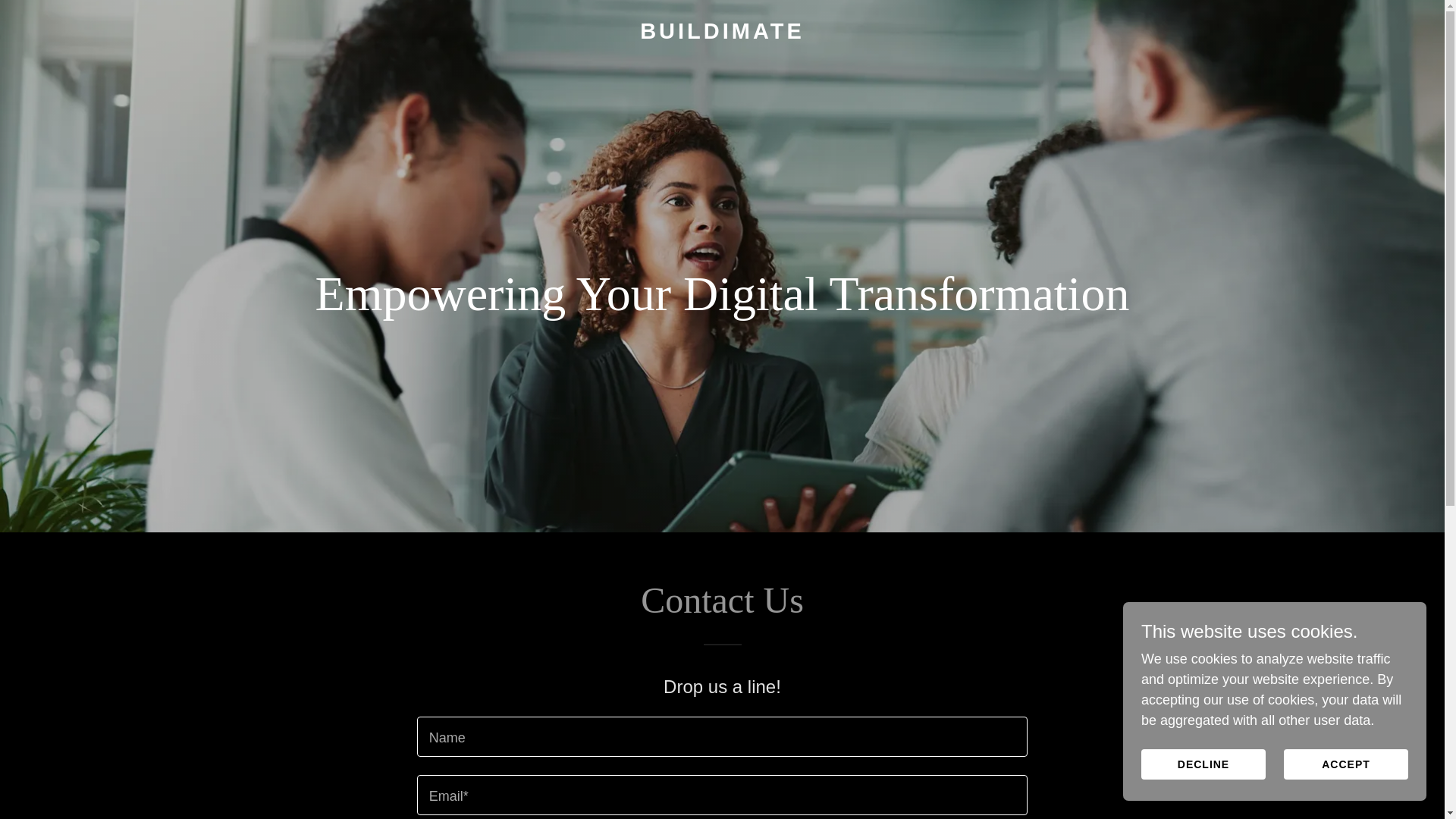 website screenshot of https://buildimate.com/