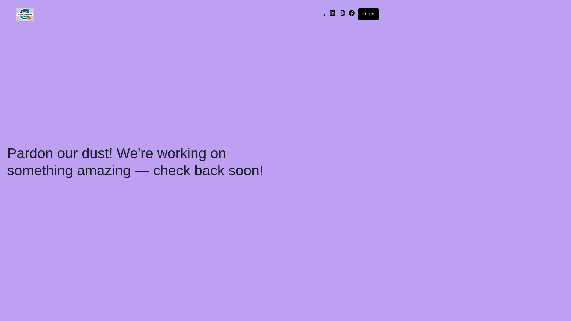 website screenshot of https://printscove.online/