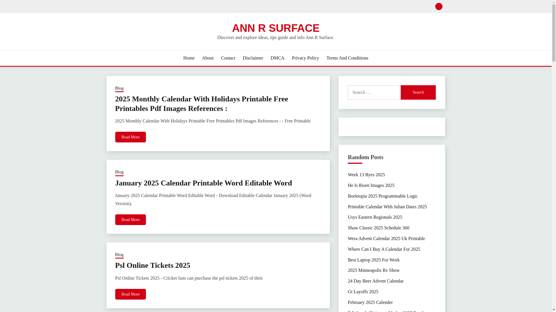 website screenshot of https://annrsurfacet.pages.dev/