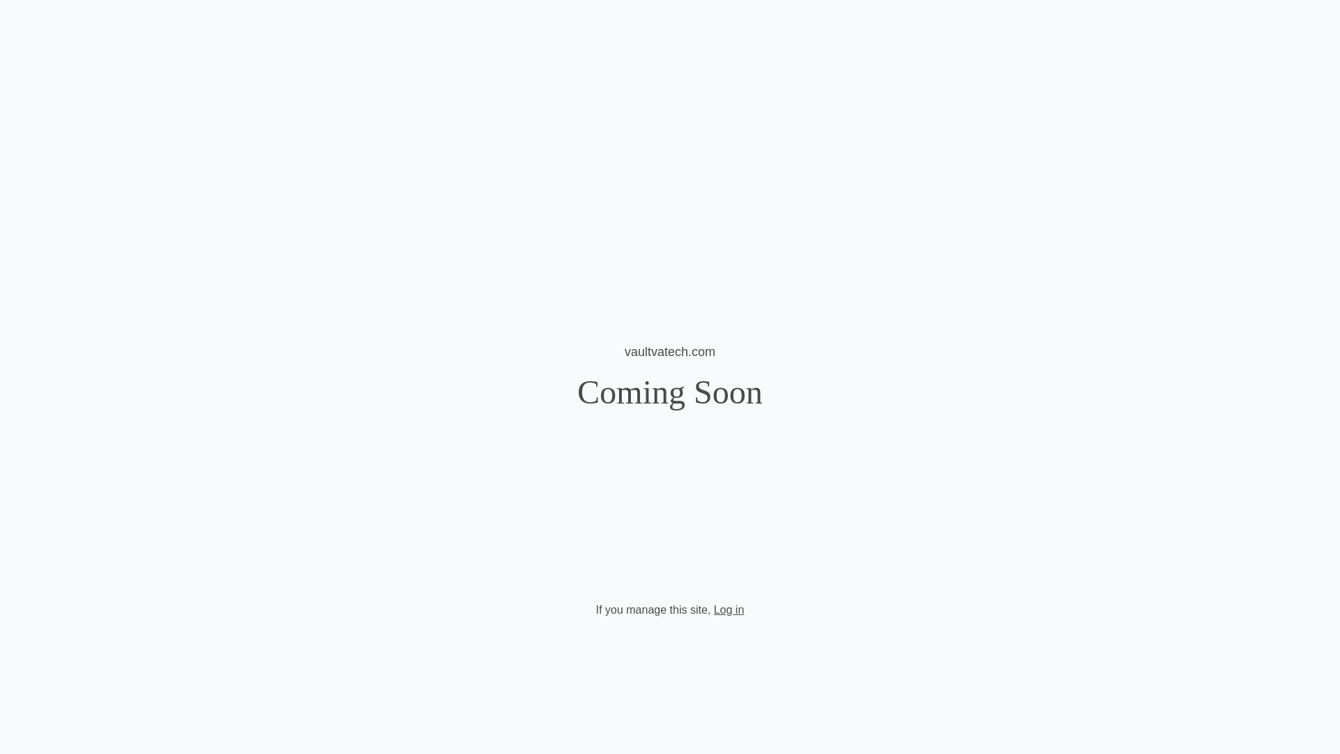 website screenshot of https://vaultvatech.com/