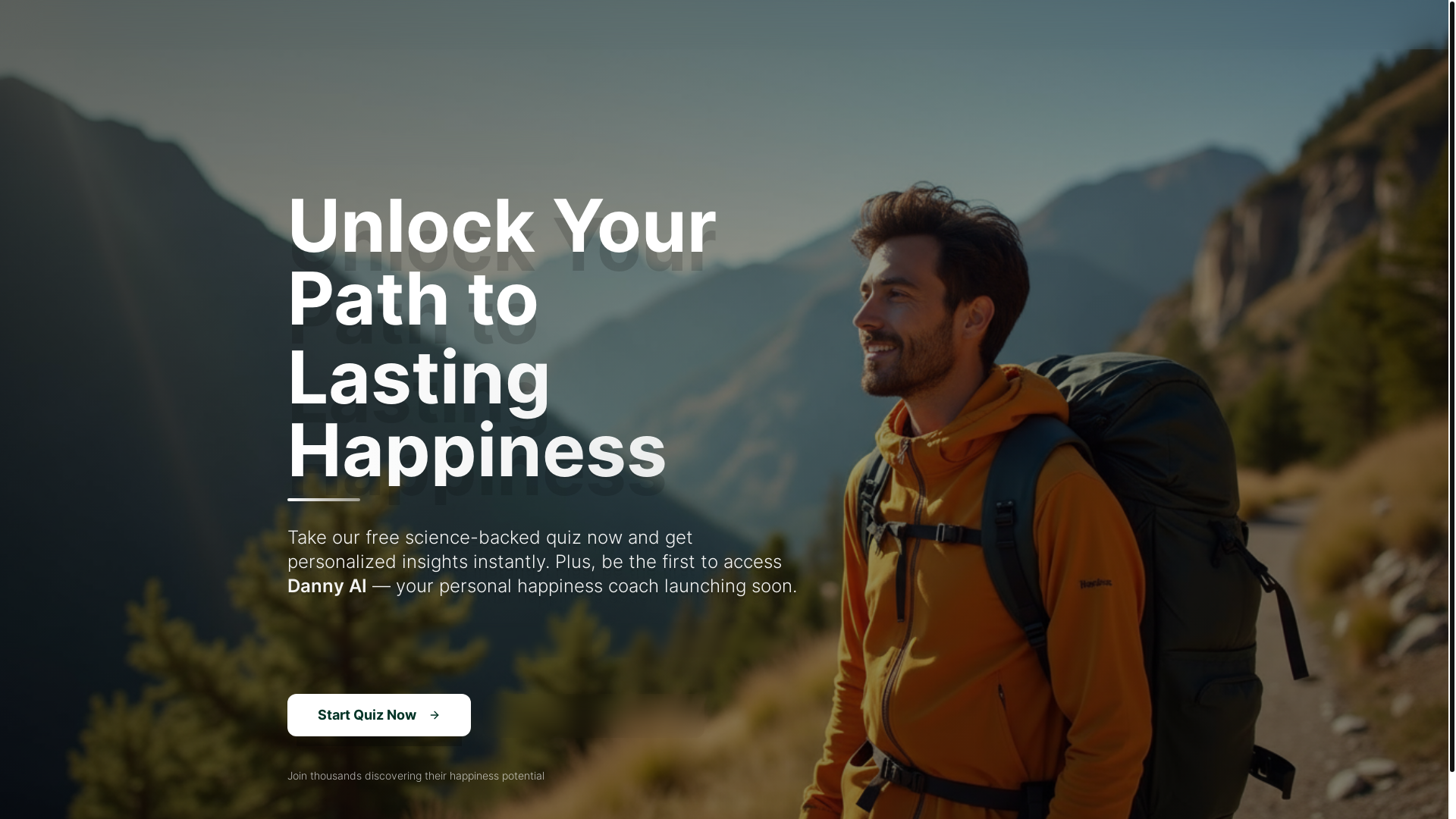 website screenshot of https://trydanny.com/