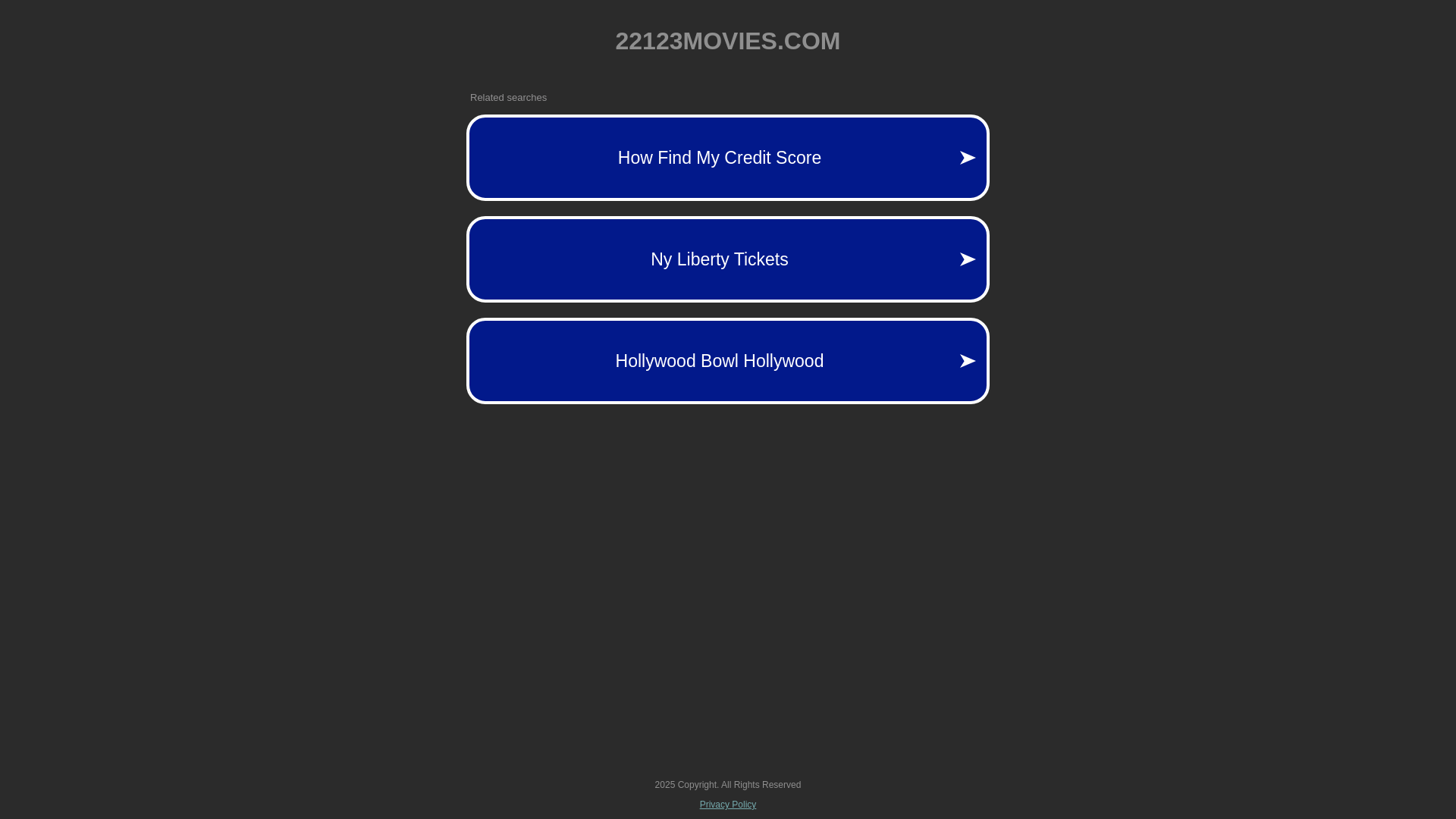 website screenshot of https://22123movies.com/
