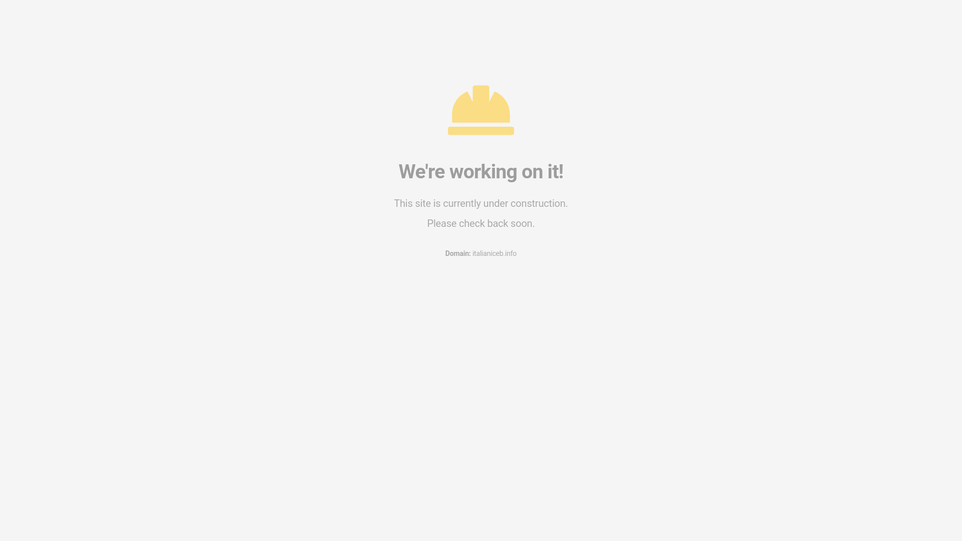website screenshot of https://italianiceb.info/