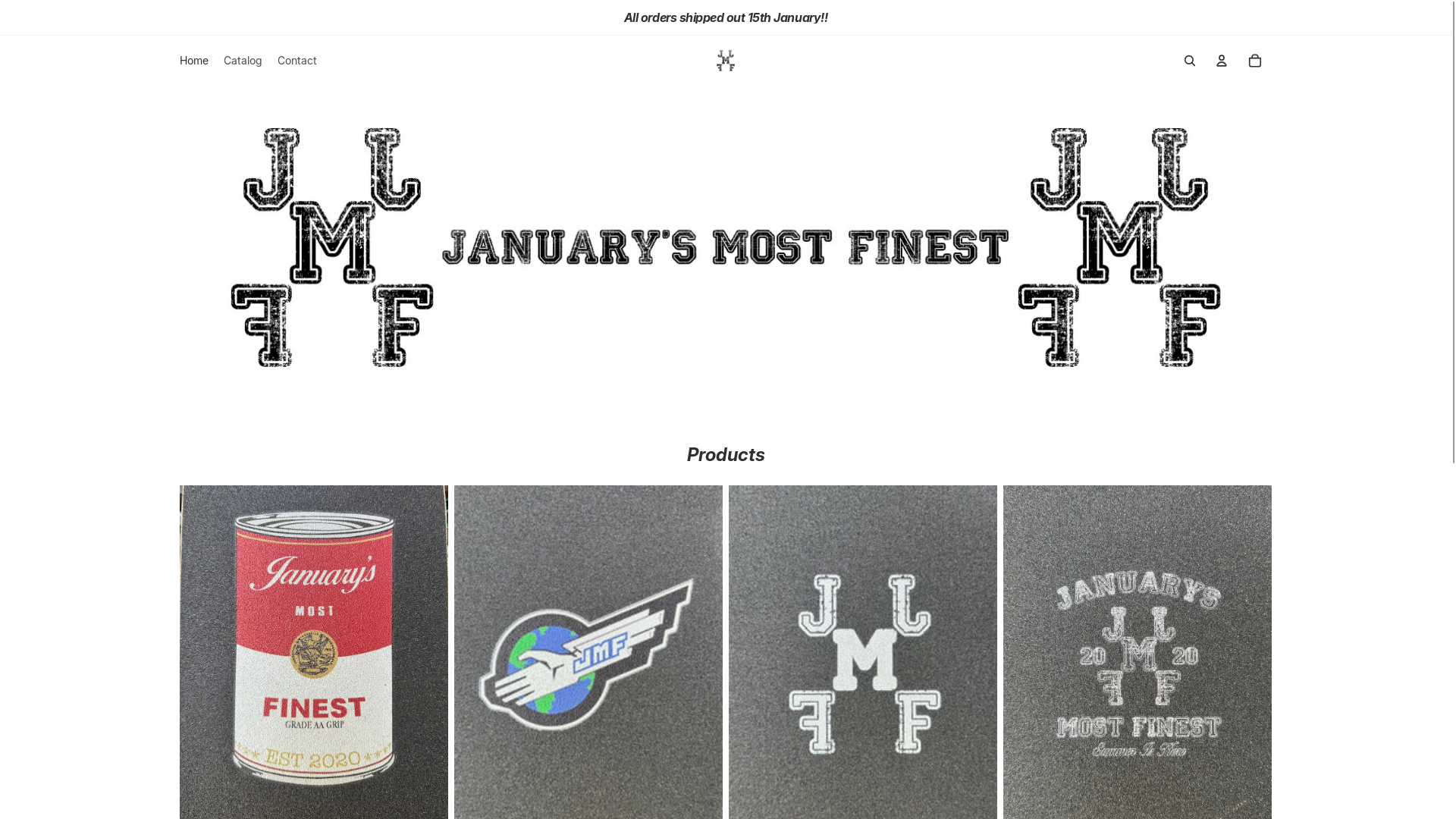 website screenshot of https://januarysmostfinest.shop/