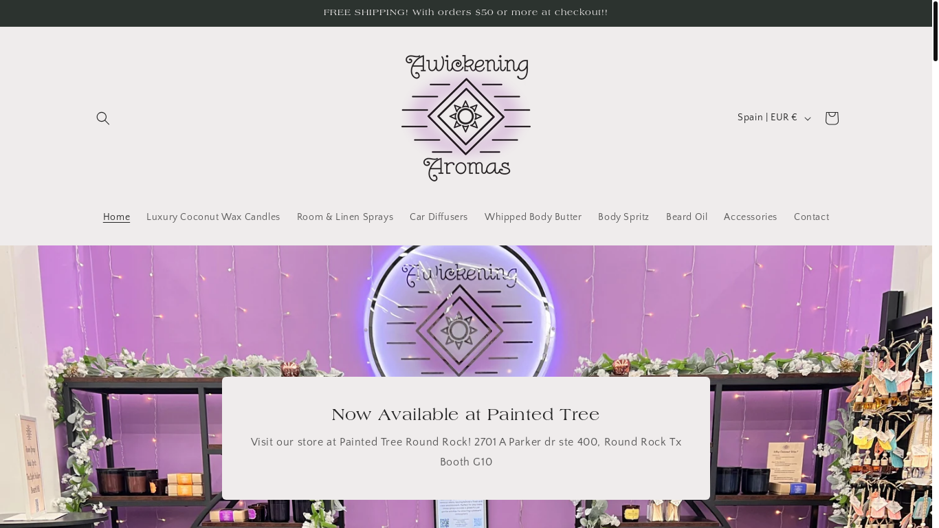 website screenshot of https://cozycotx.com/