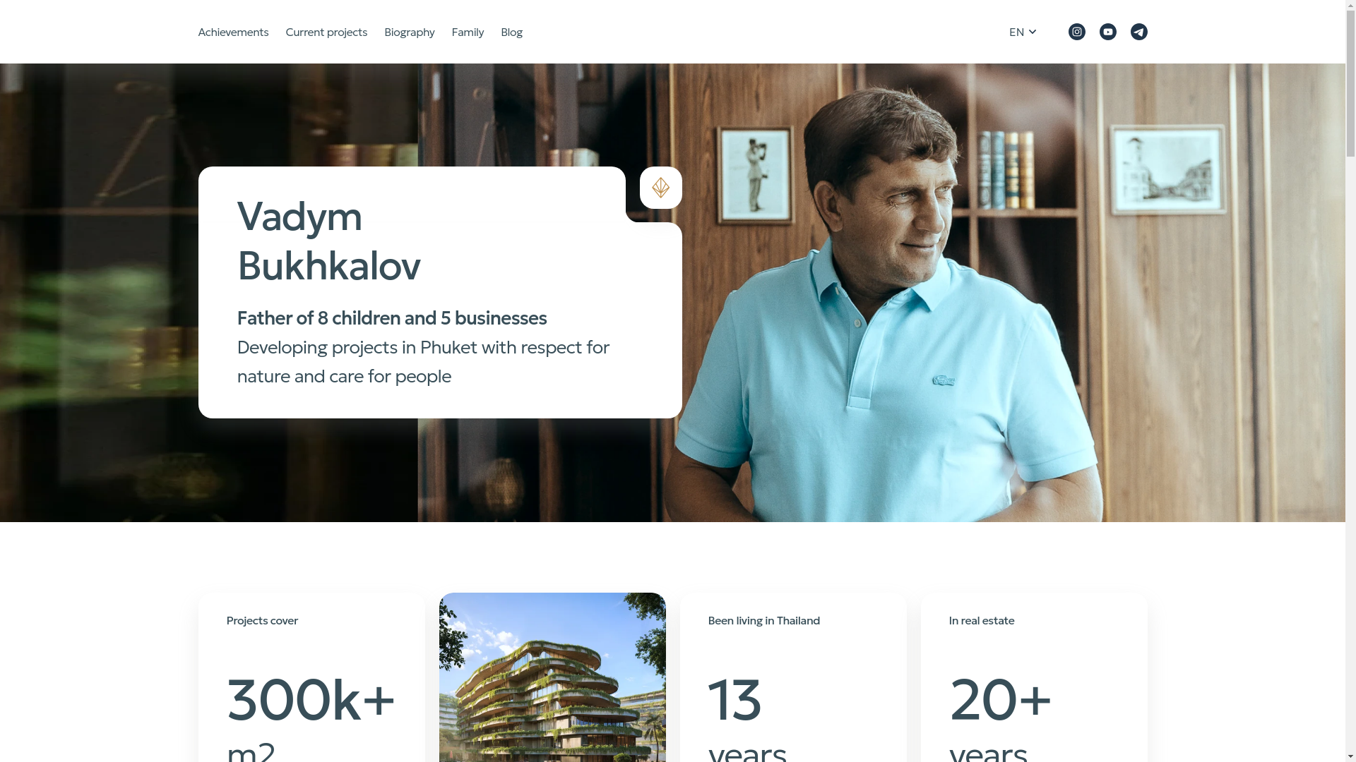 website screenshot of https://bukhkalov-landing.pages.dev/