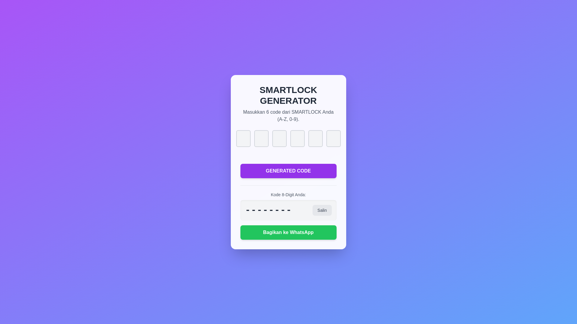 website screenshot of https://smartlockcg.pages.dev/