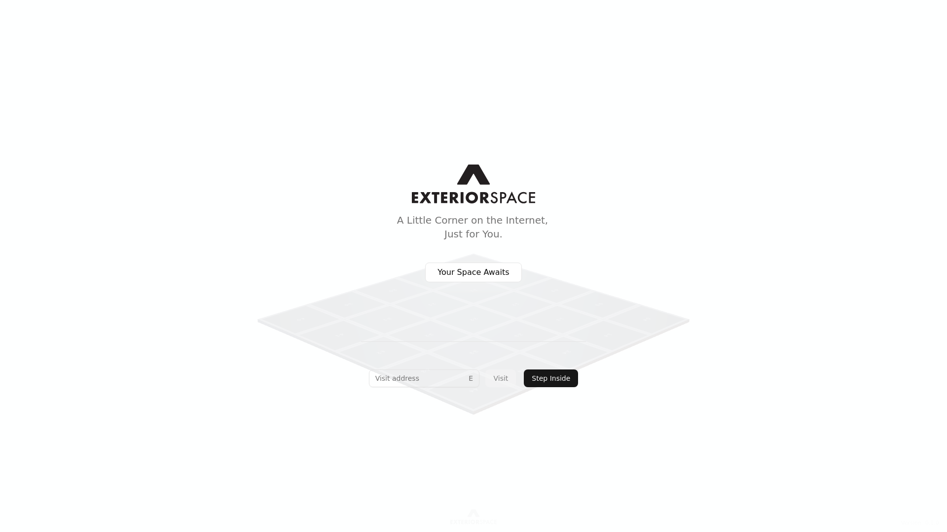 website screenshot of https://exterior-space.pages.dev/