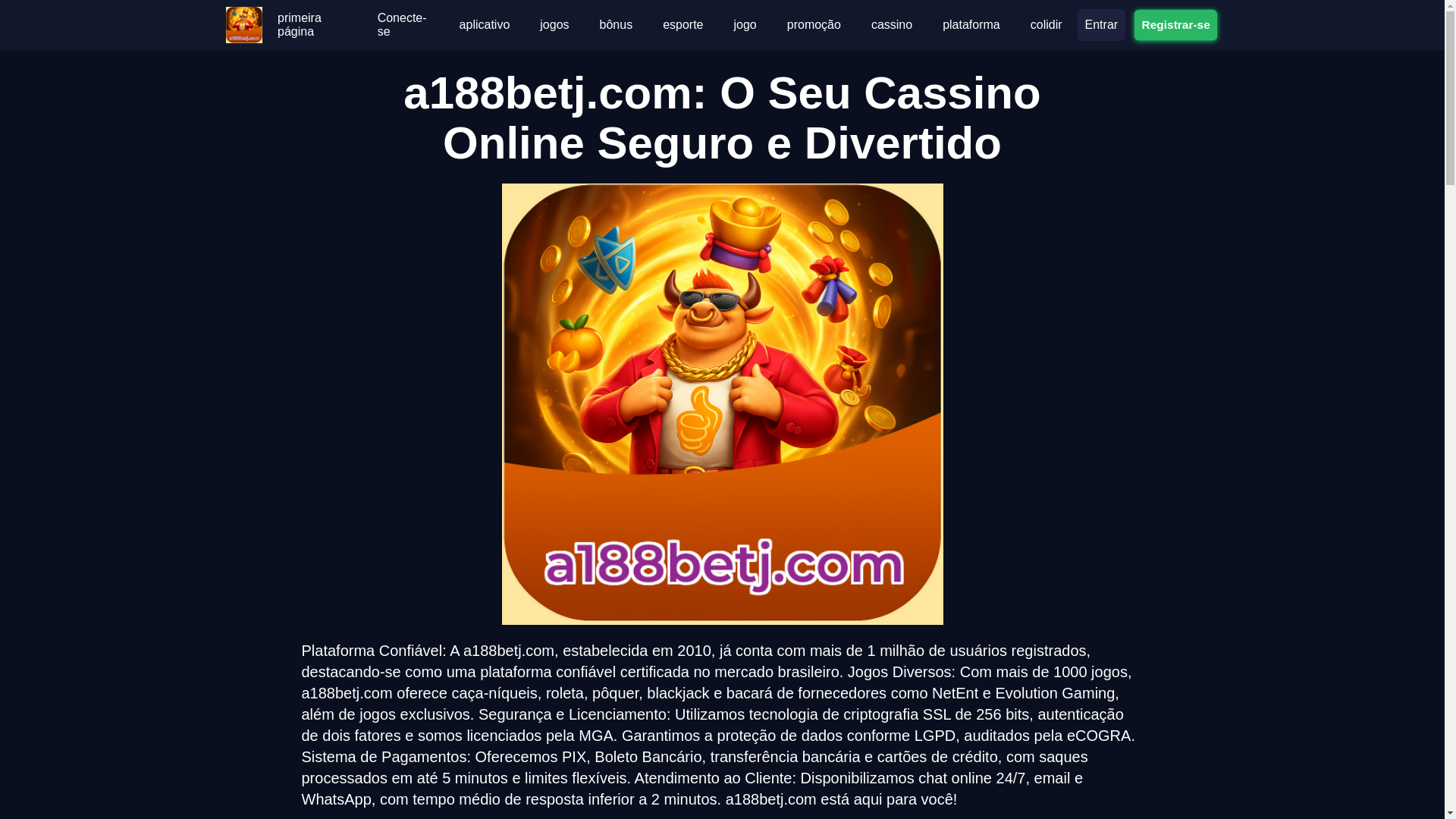 website screenshot of https://a188betj.com/