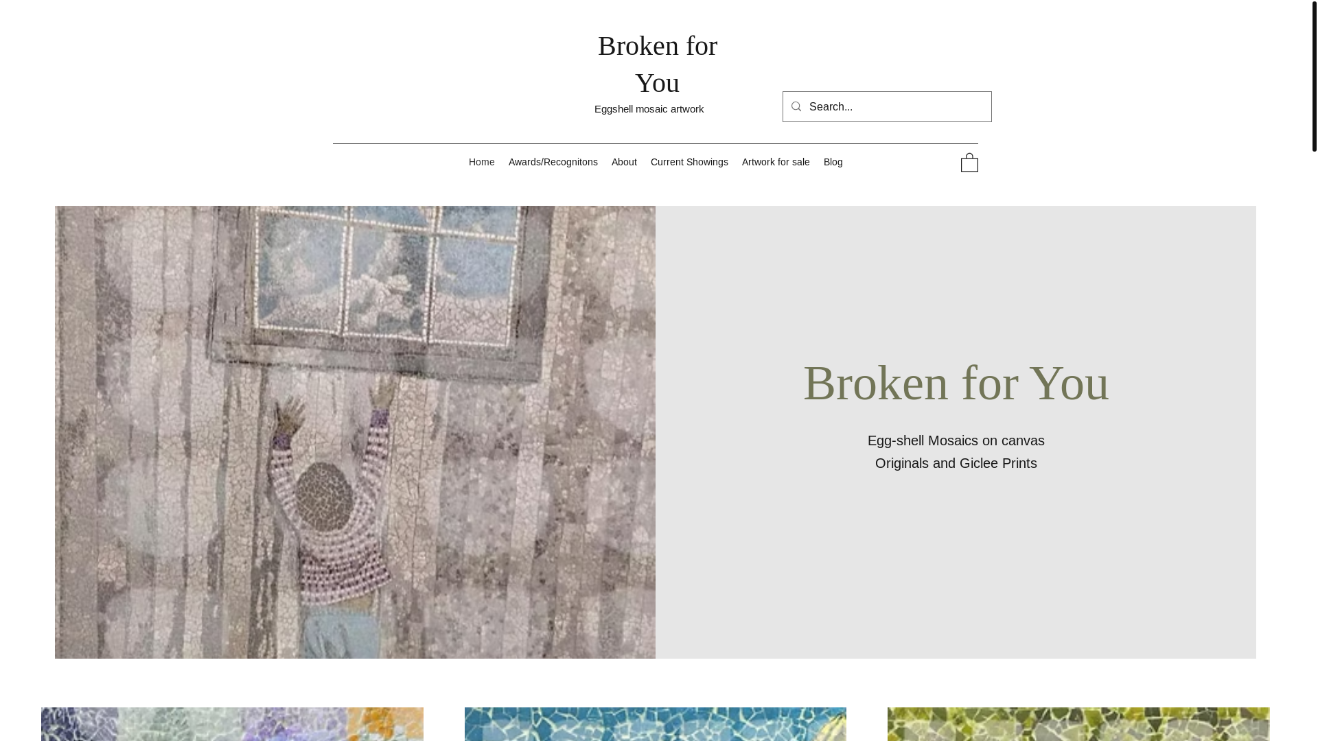 website screenshot of https://brokenforyou.shop/