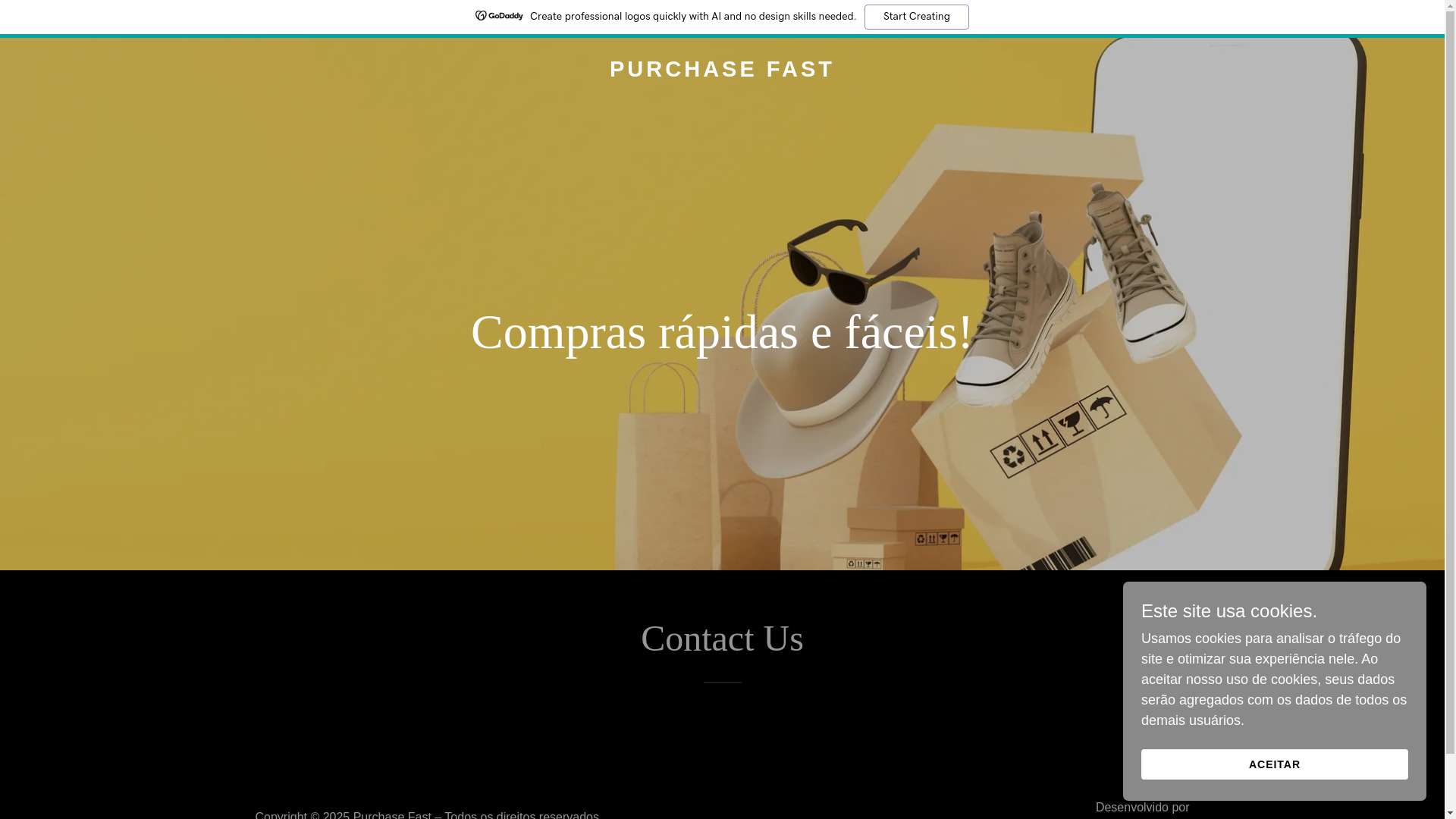 website screenshot of https://purchasefast.store/