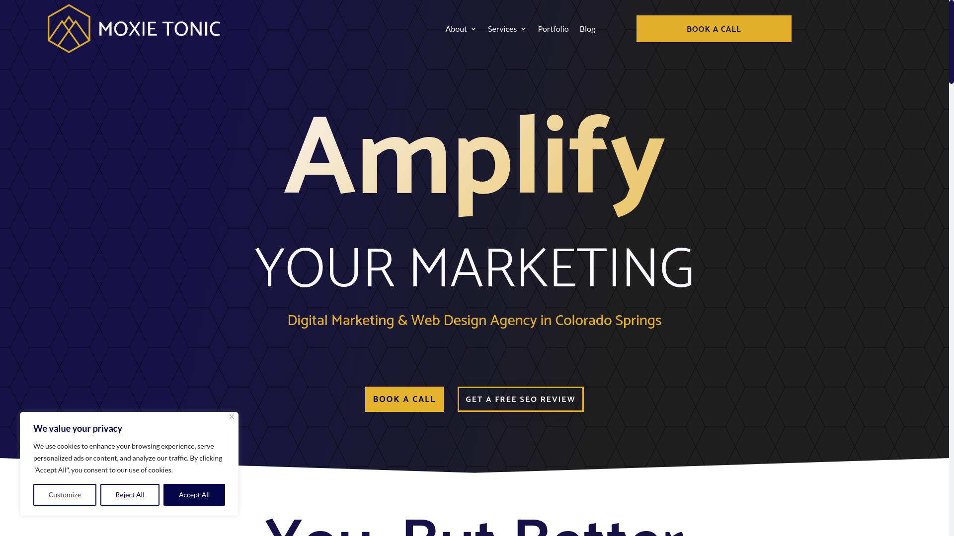 website screenshot of https://meetmoxietonic.info/