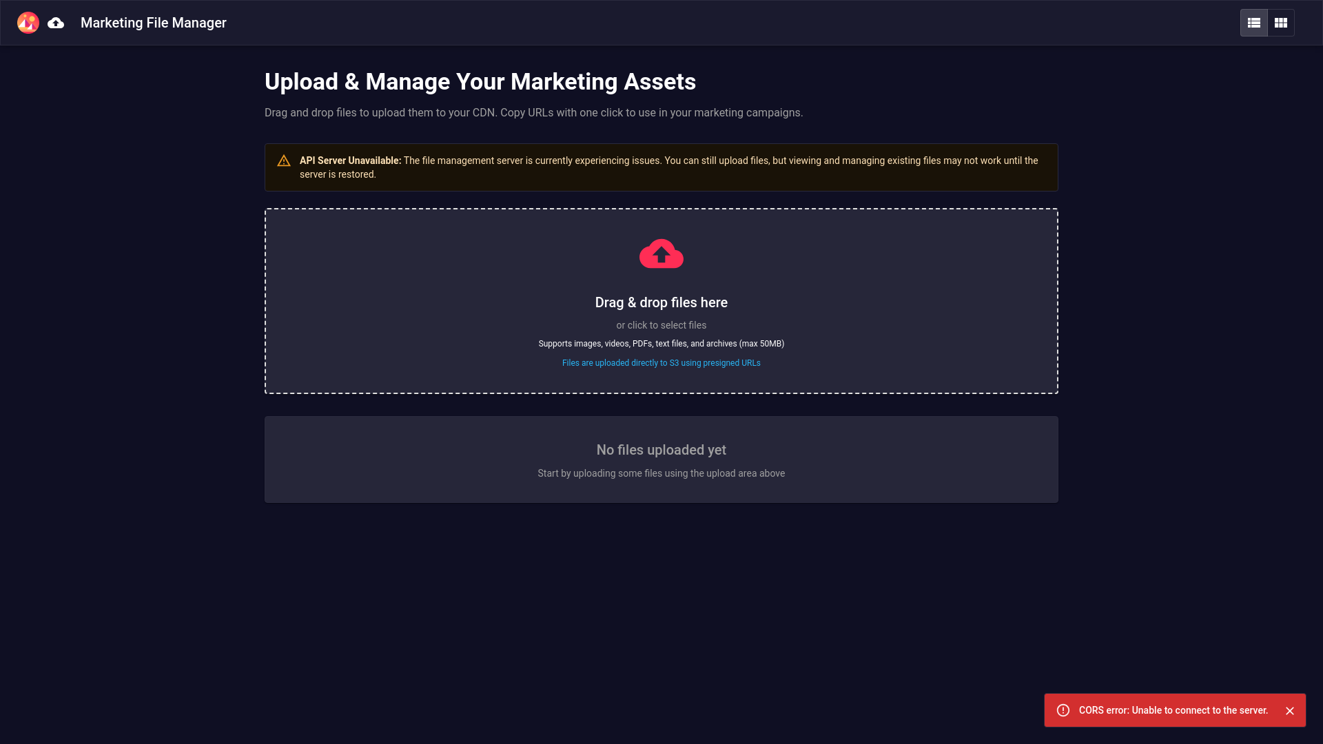 website screenshot of https://marketing-file-manager.pages.dev/
