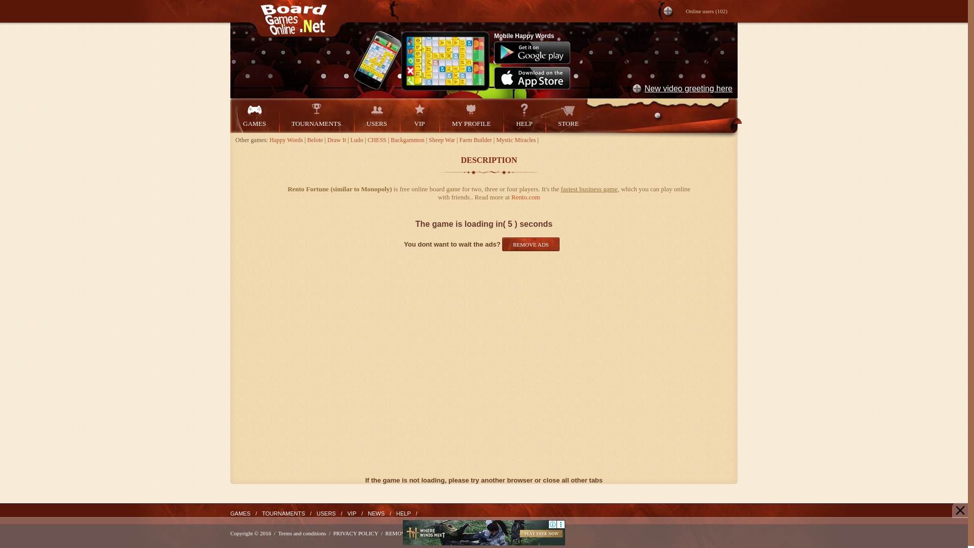 website screenshot of https://boardgamesonline.net/Games/online/play/monopoli