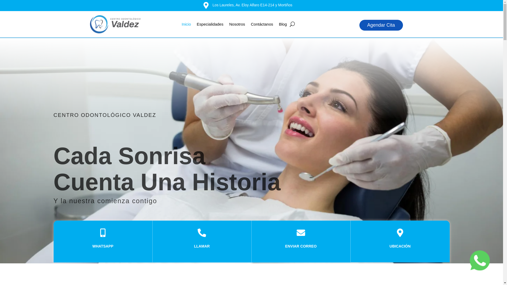 website screenshot of https://centroodontologicovaldez.com/