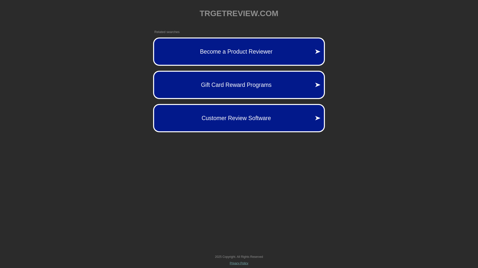 website screenshot of https://trgetreview.com/