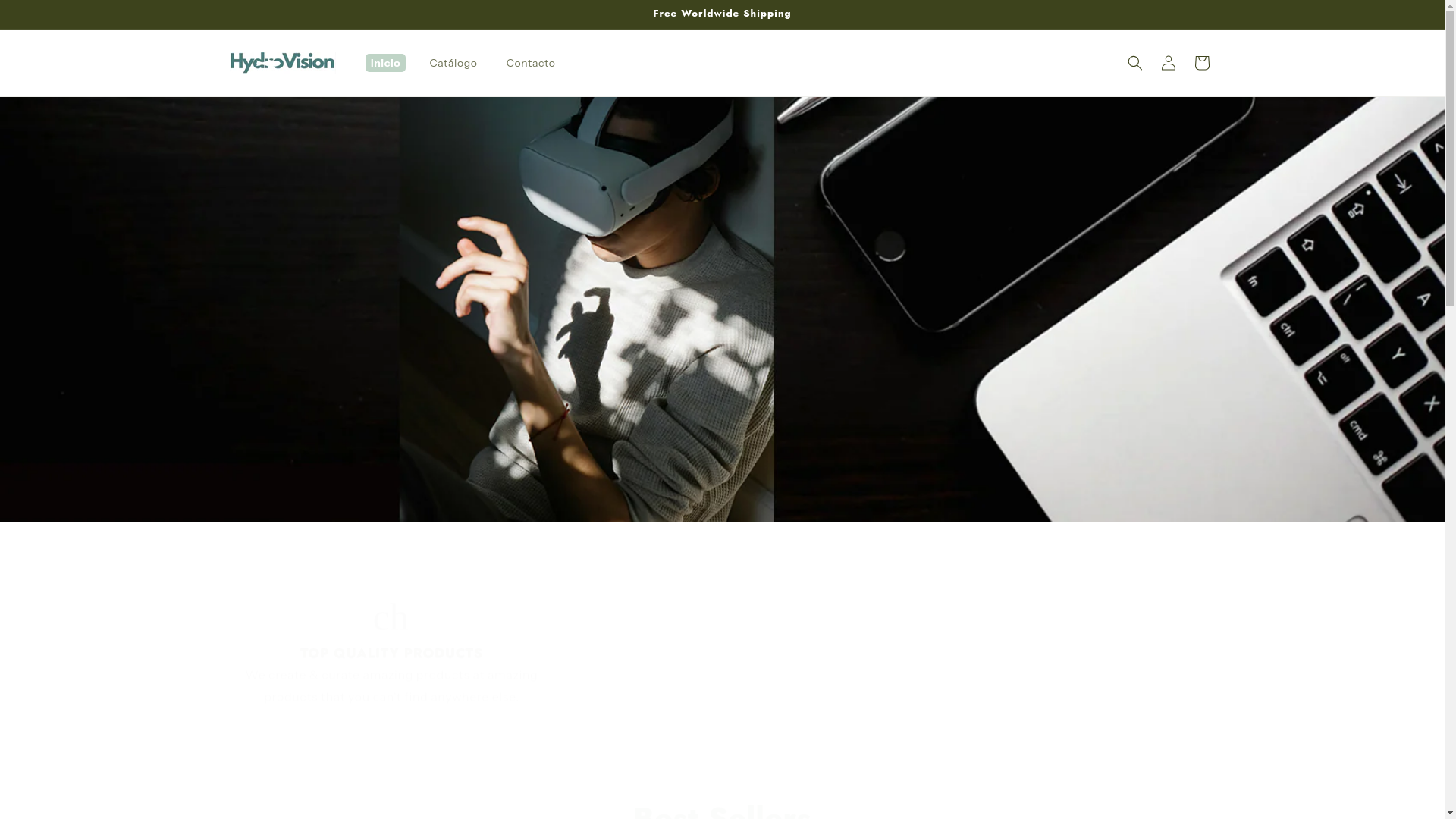 website screenshot of https://hydravision.es/