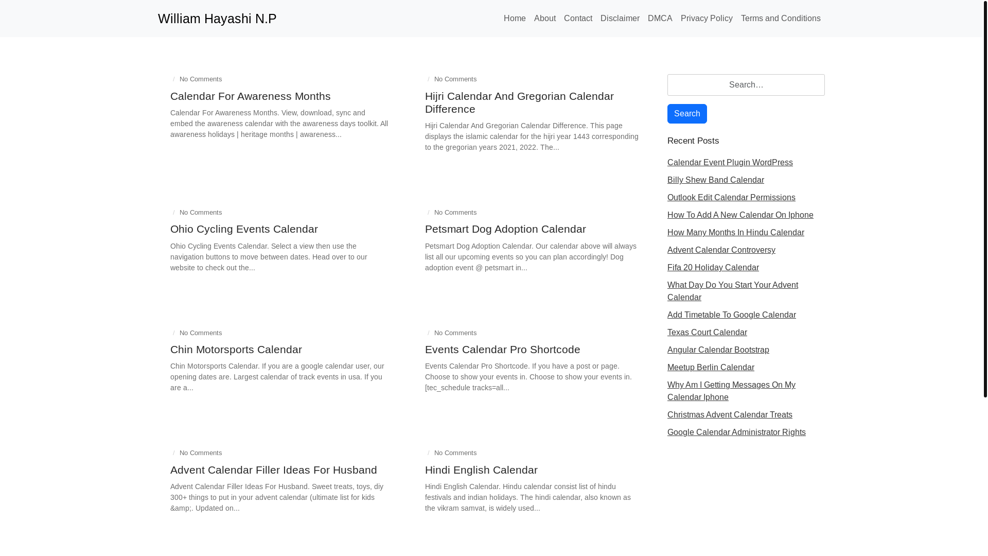 website screenshot of https://williamhayashinp.pages.dev/