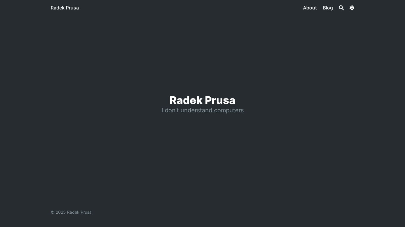 website screenshot of https://rprusa.net/