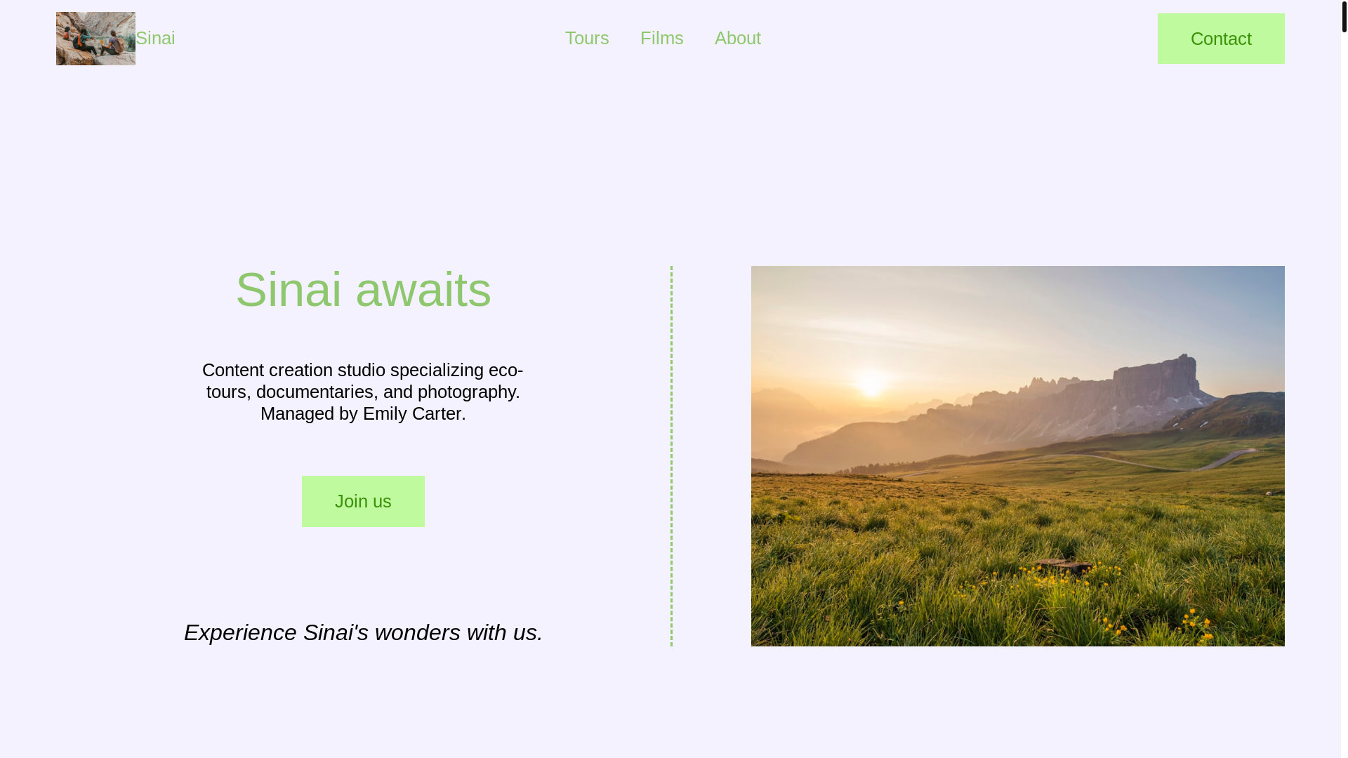 website screenshot of https://brightskytrail.info/