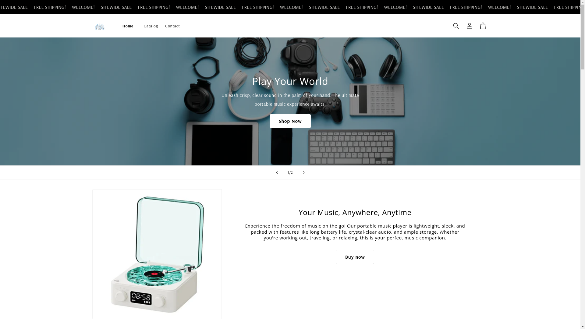 website screenshot of https://gibsonstech.store/