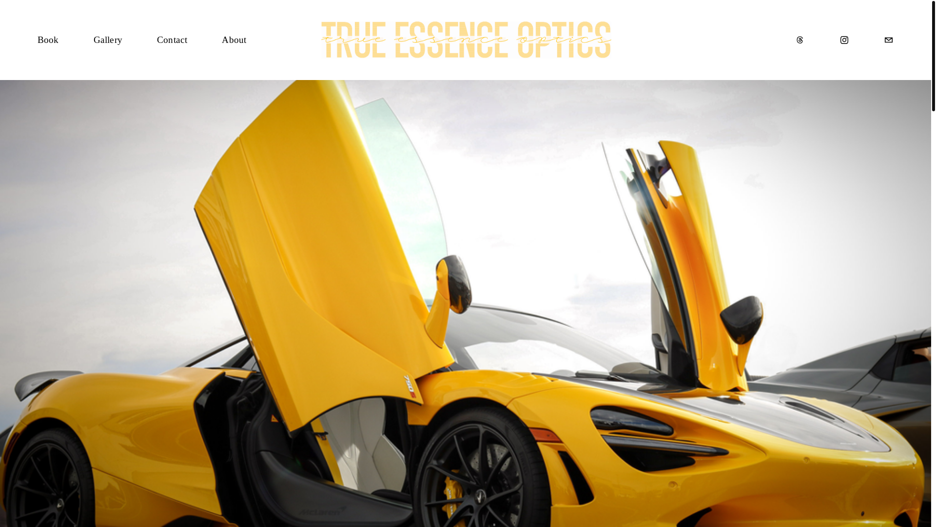 website screenshot of https://trueessenceoptics.com/