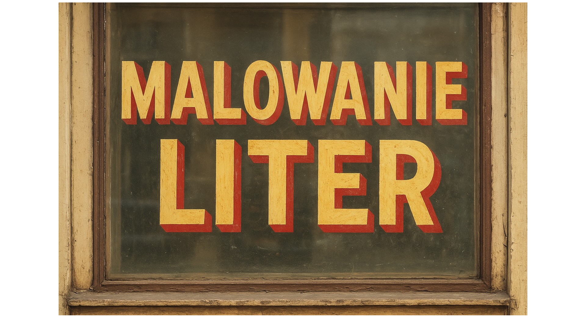 website screenshot of https://malowanieliter.pl/