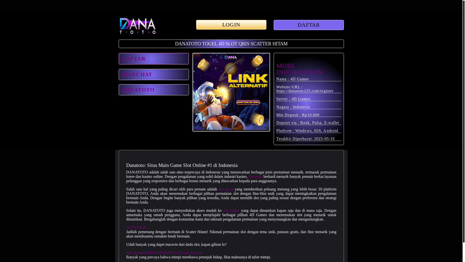 website screenshot of https://ext-lp-danatoto.pages.dev/