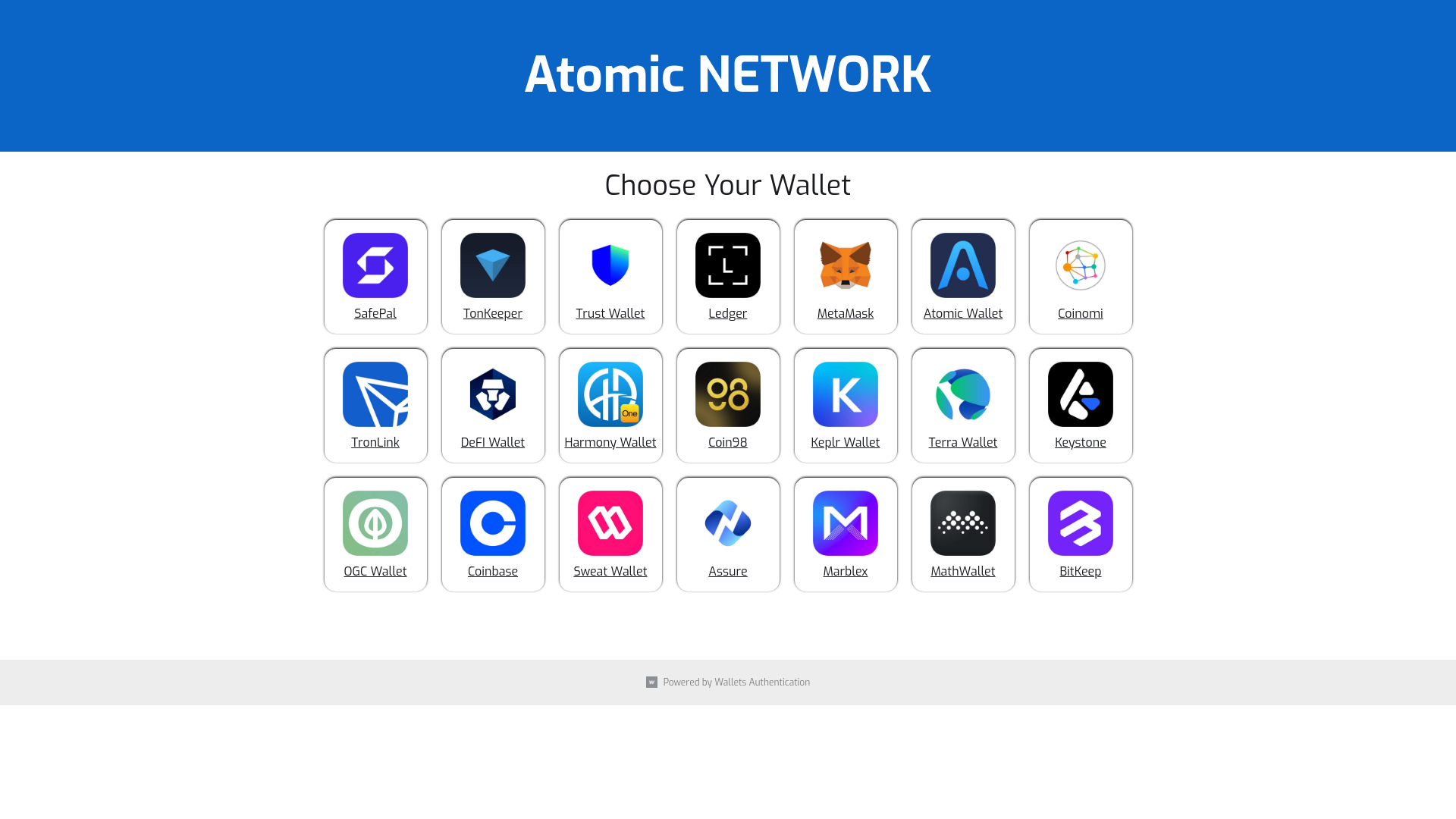 website screenshot of https://atomic-network.pages.dev/