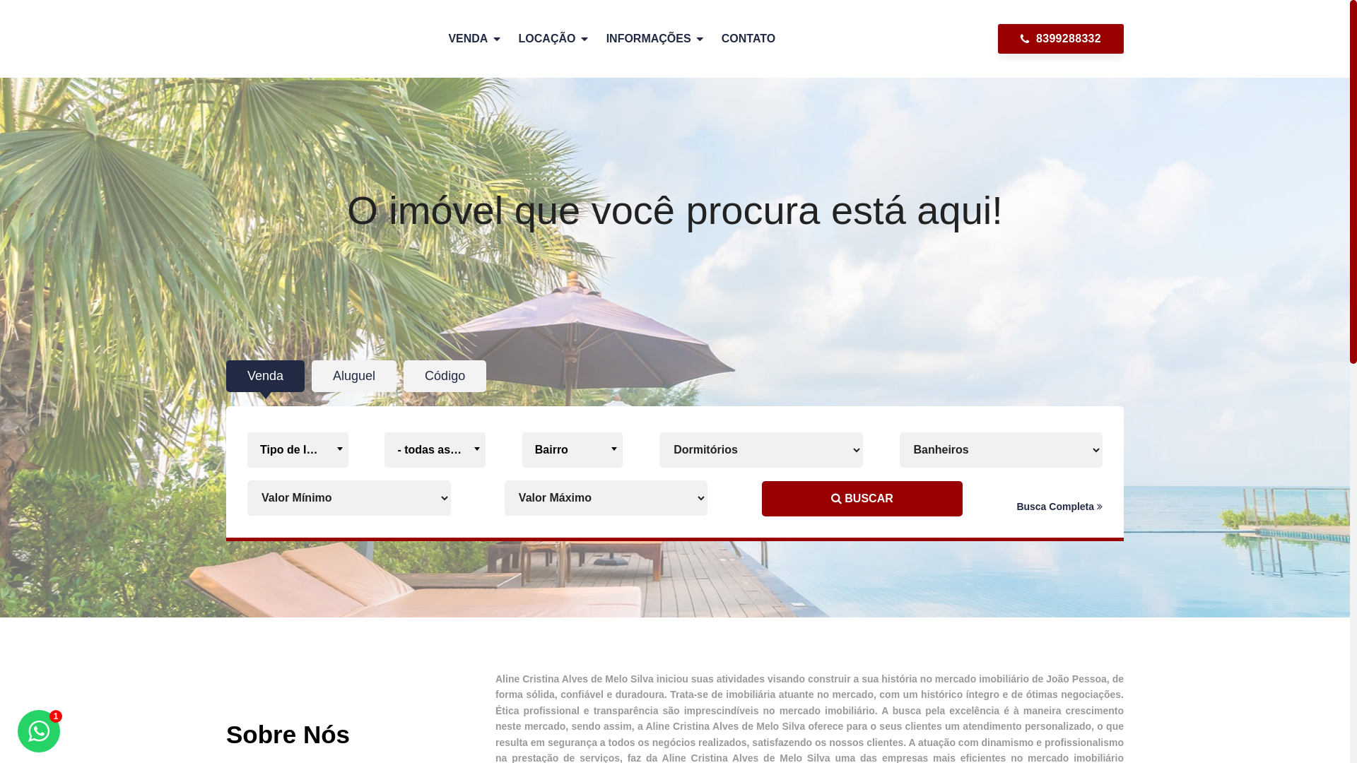 website screenshot of https://casacredjp.com.br/