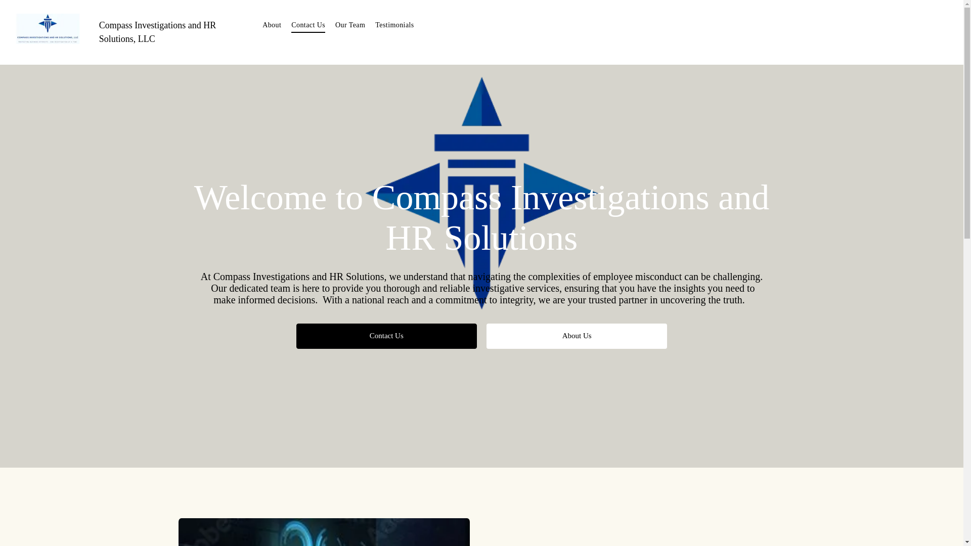 website screenshot of https://compassinvestigationshr.net/