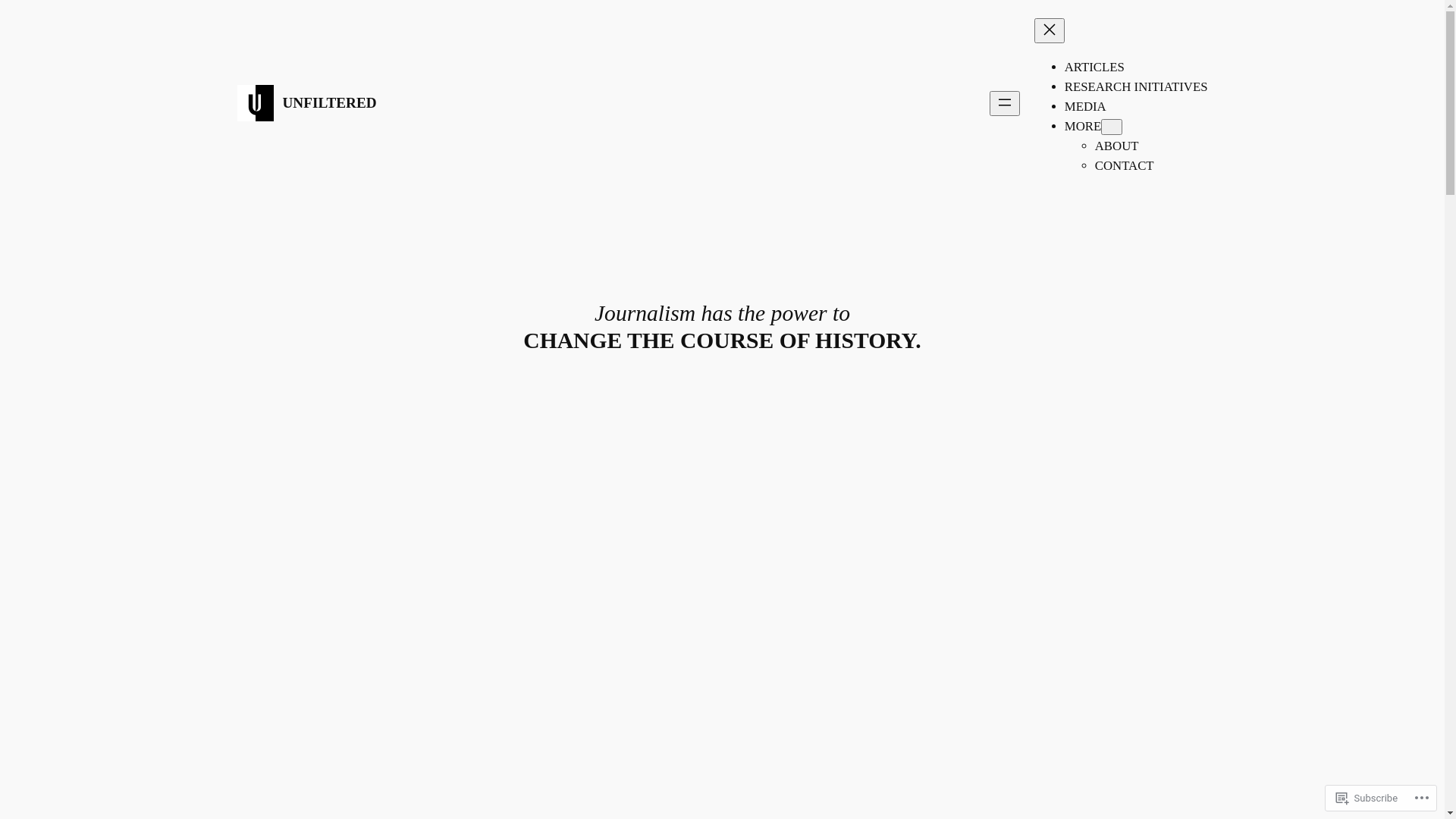 website screenshot of https://unfiltered-journal.com/