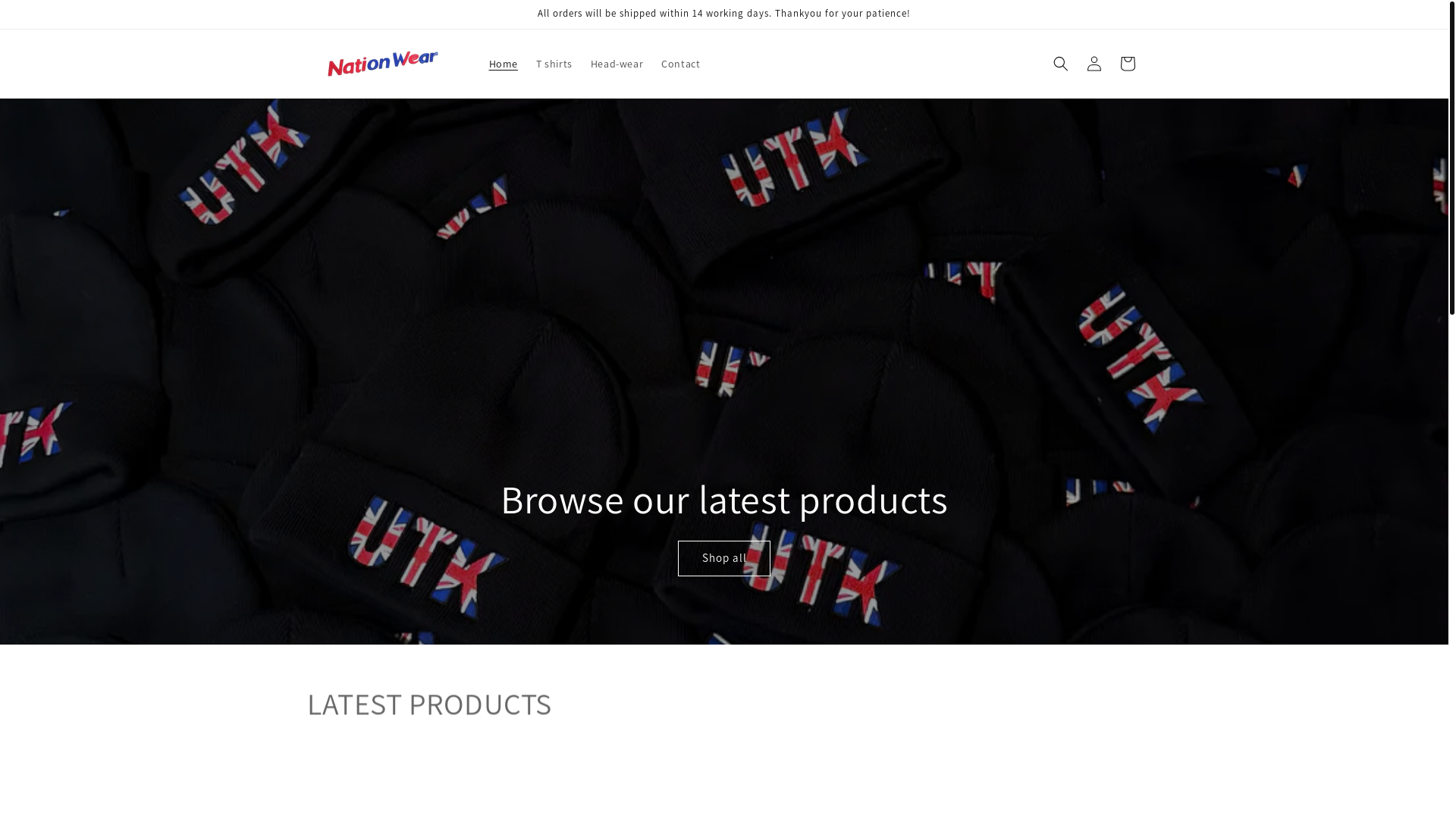 website screenshot of https://nationware.co.uk/