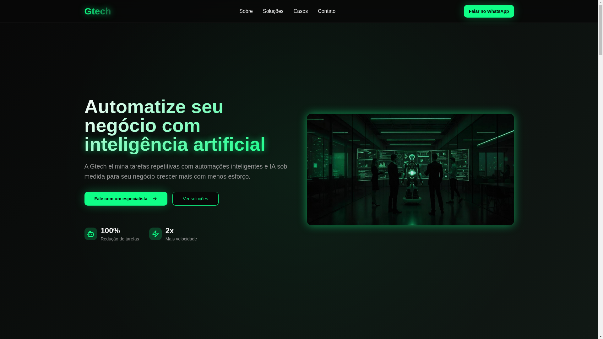 website screenshot of https://gtech-solutions.site/