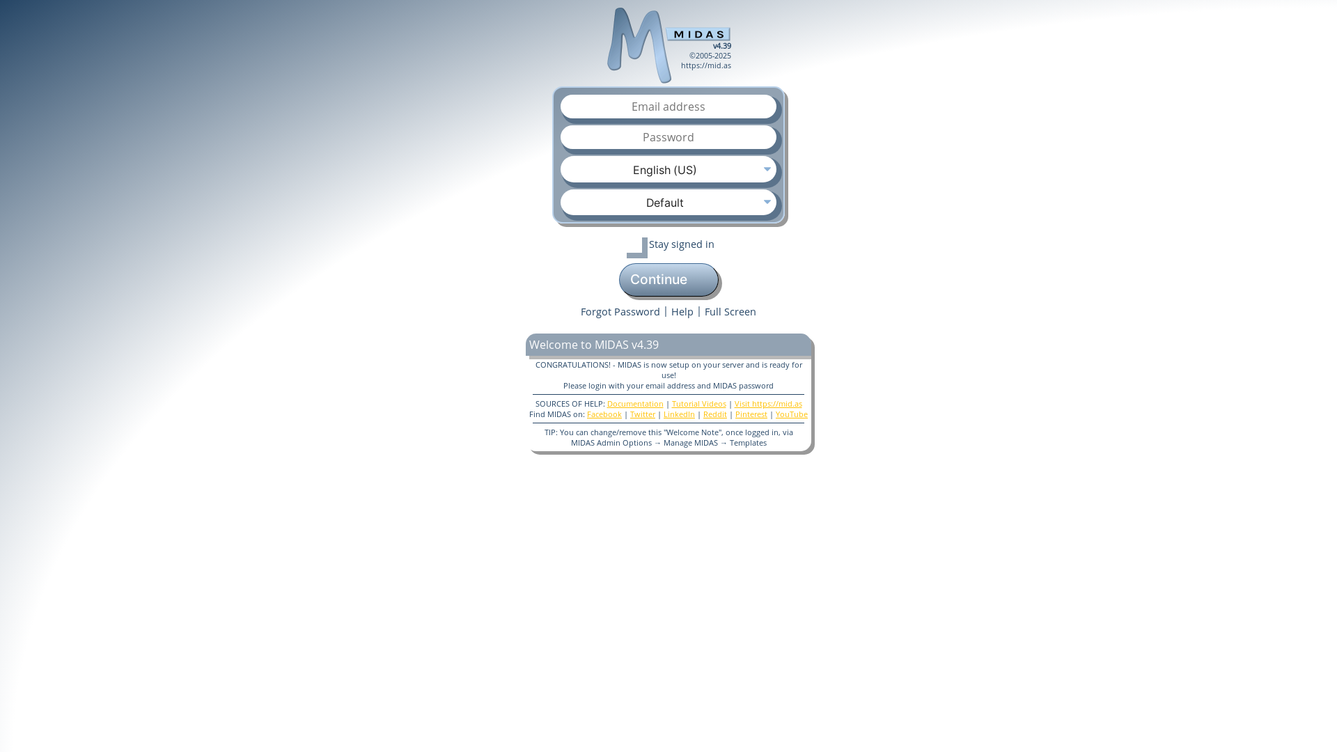 website screenshot of https://pentest.mid.as/