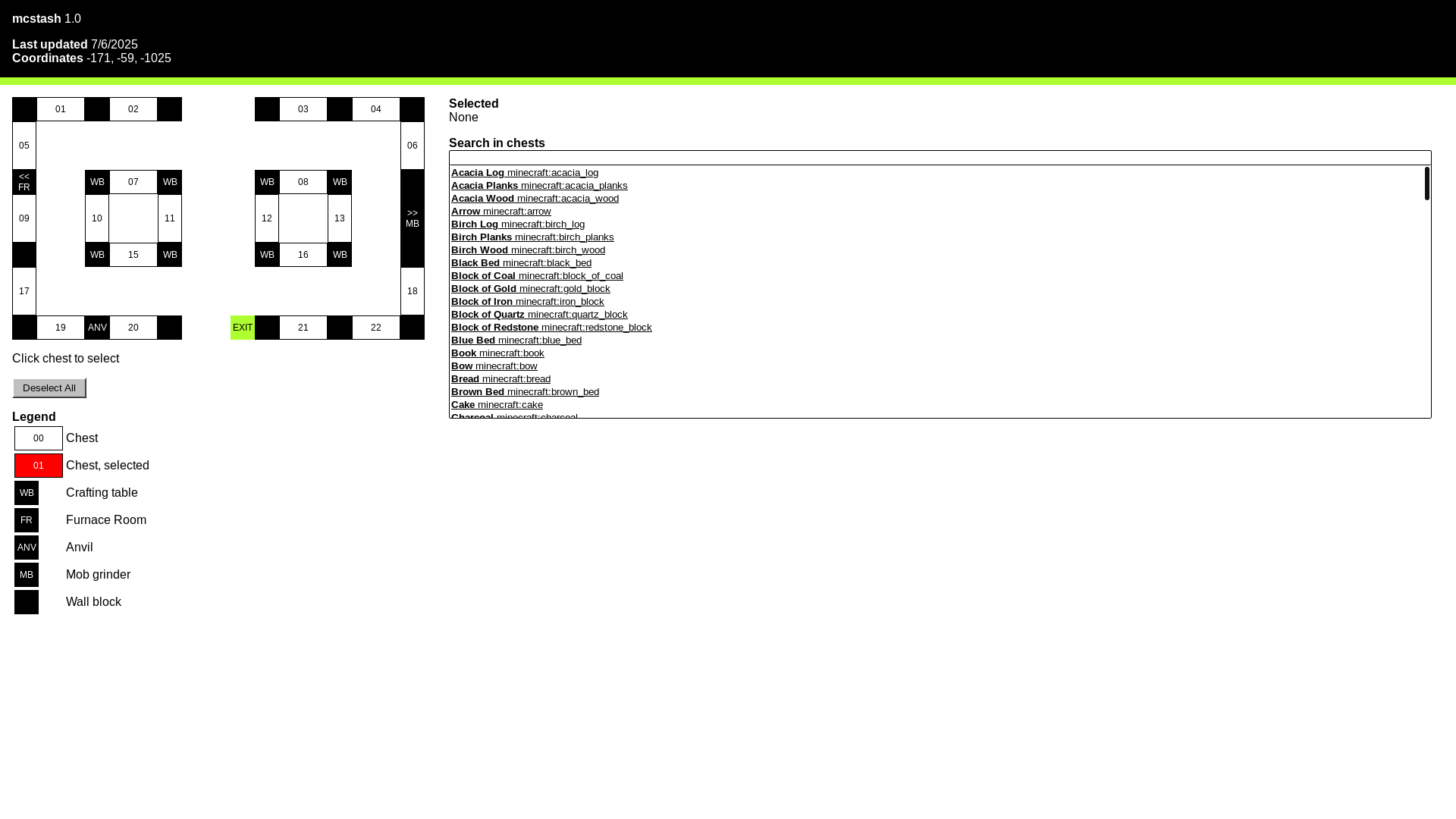 website screenshot of https://mcstash-v1.pages.dev/