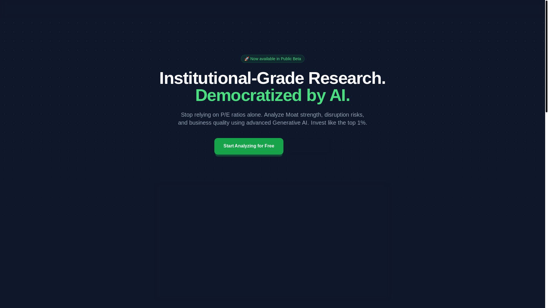 website screenshot of https://fynscore.ai/
