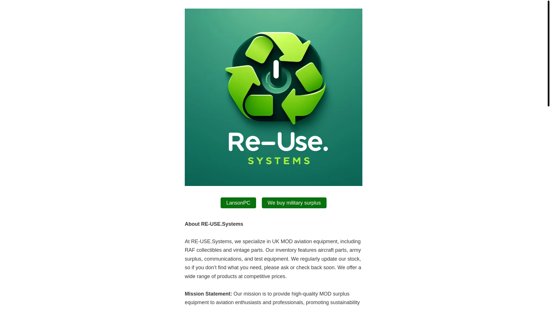 website screenshot of https://innovationrecycling.co.uk/