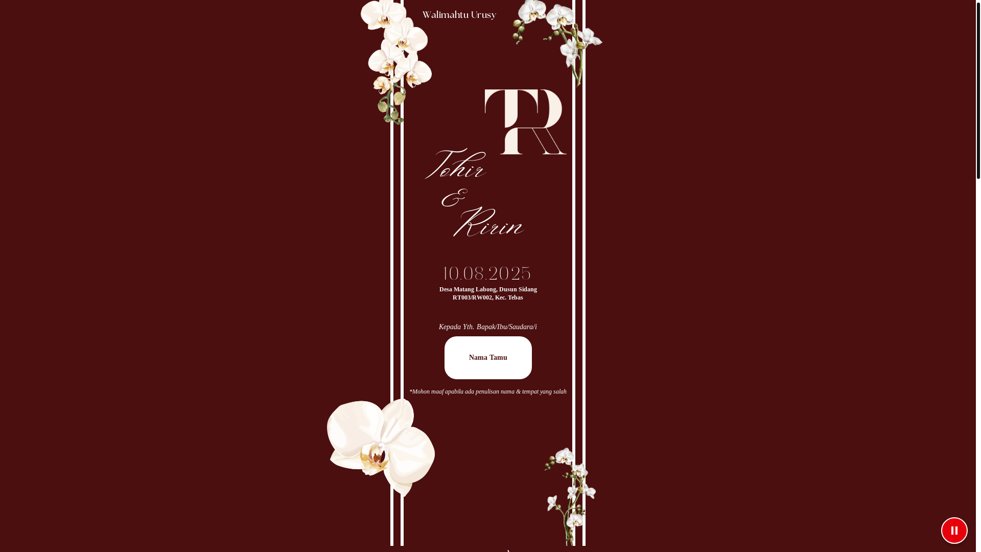 website screenshot of https://tohirdanririn.pages.dev/
