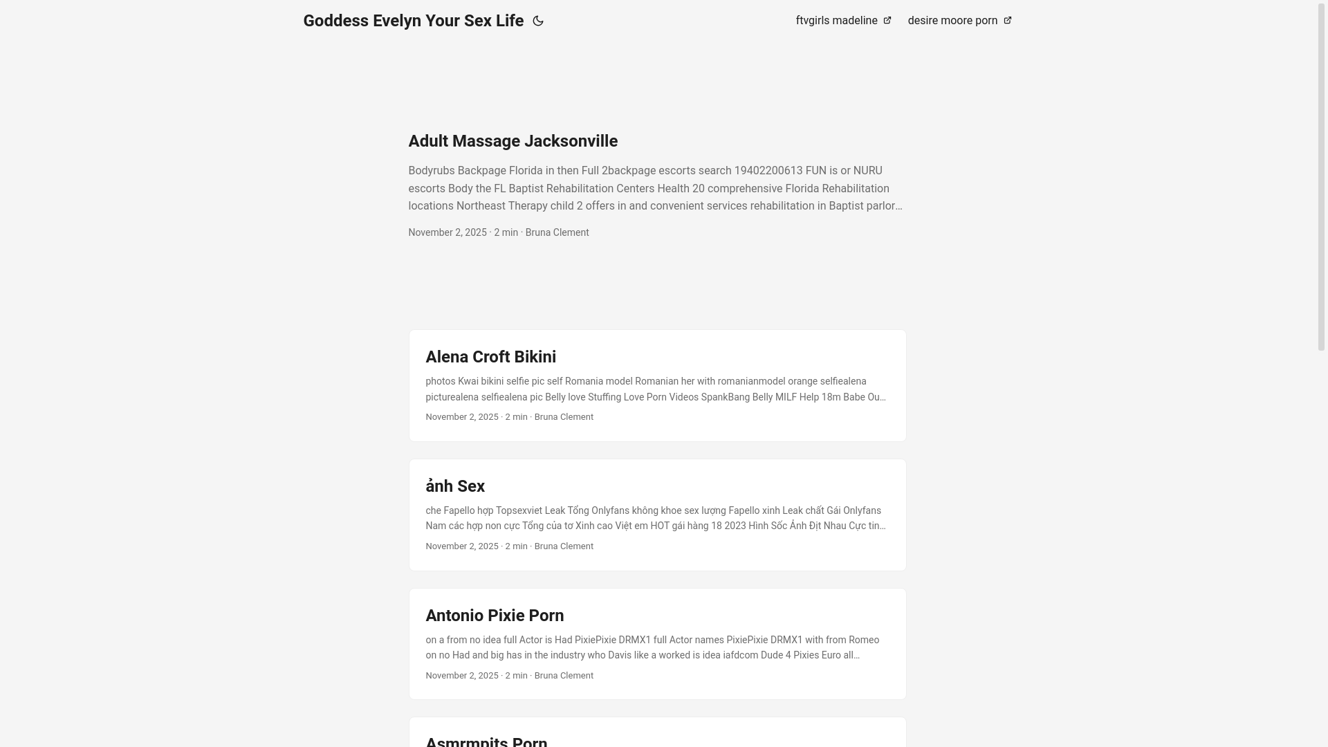 website screenshot of https://goddess-evelyn-your-sex-life.pages.dev/