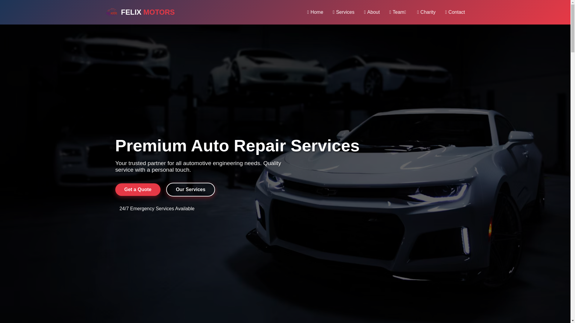 website screenshot of https://felixmotorsgh.com/