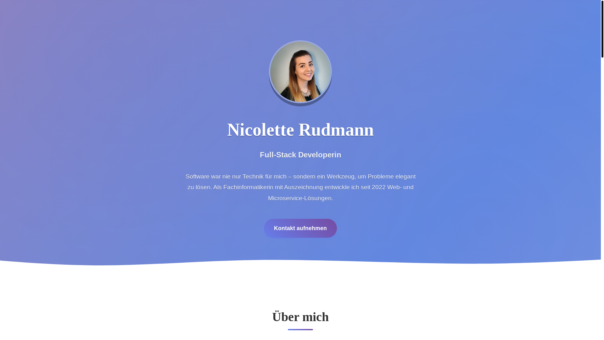 website screenshot of https://nicolette-rudmann.de/