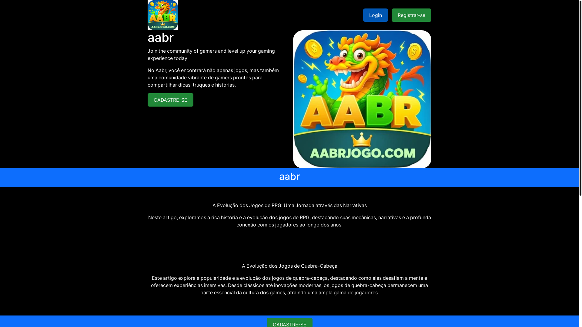 website screenshot of https://aabrjogo.com/
