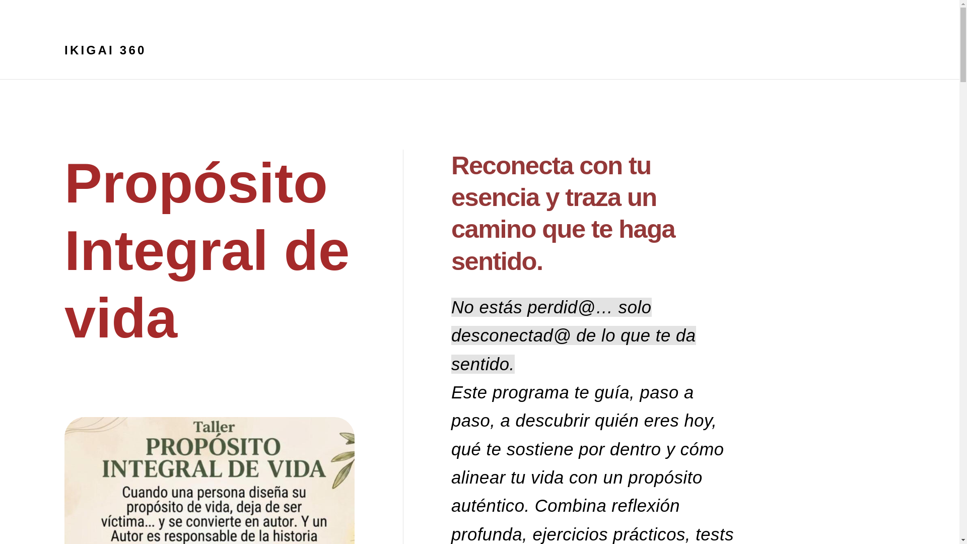 website screenshot of https://propositointegraldevida.com/