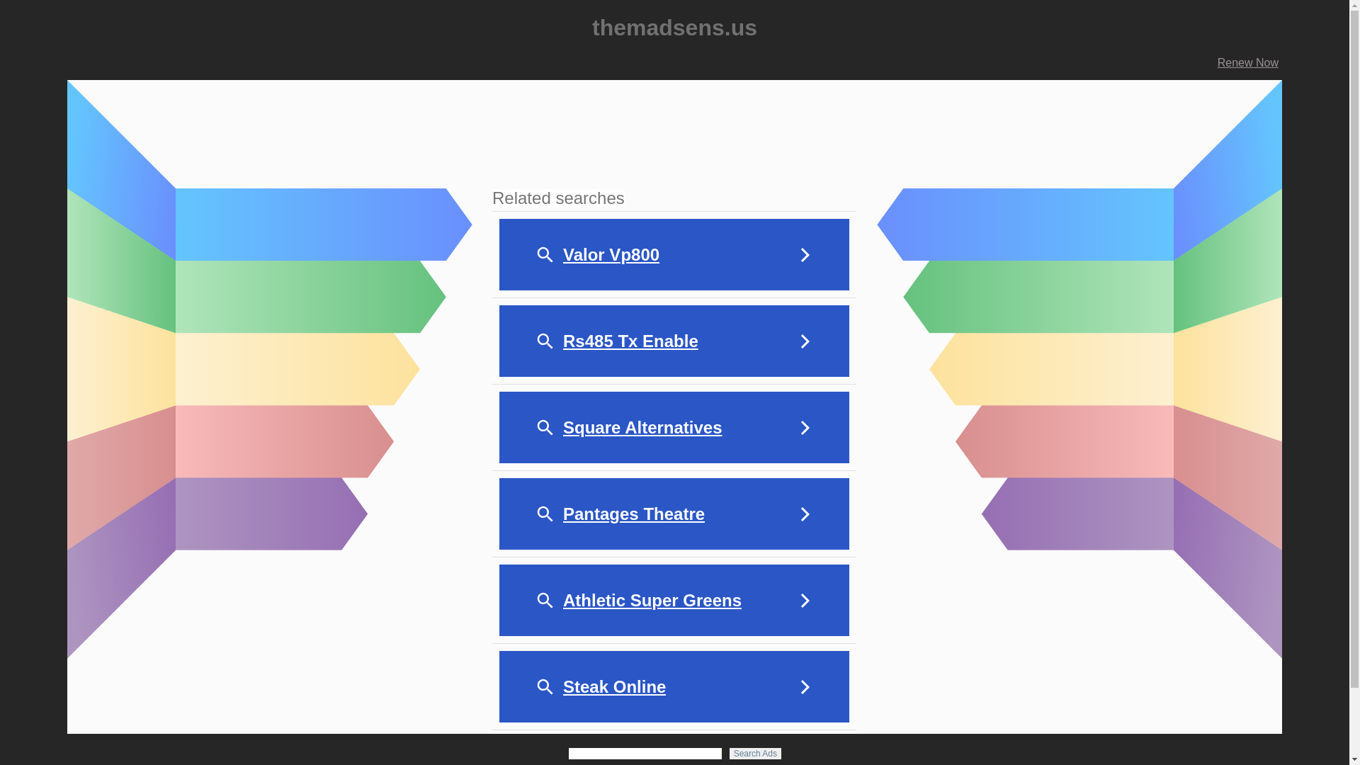 website screenshot of https://themadsens.us/