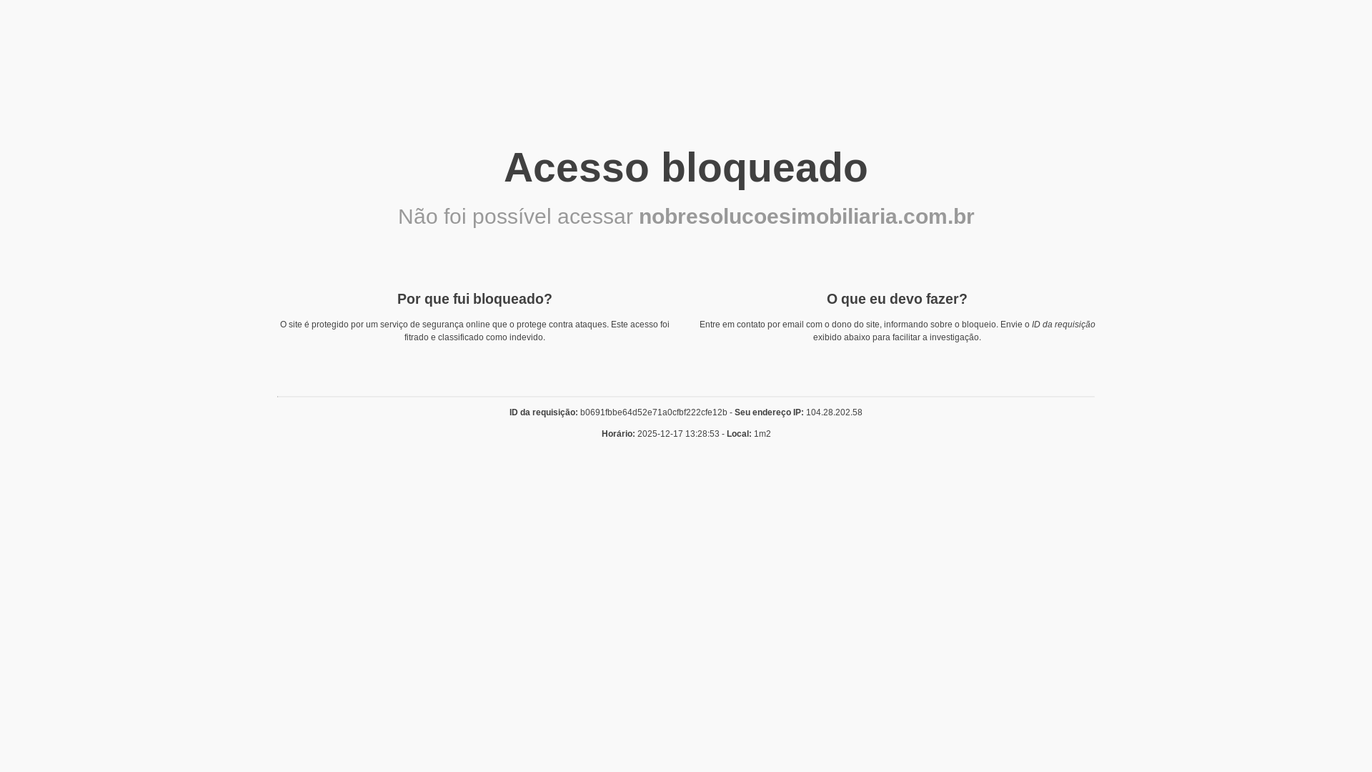 website screenshot of https://nobresolucoesimobiliaria.com.br/