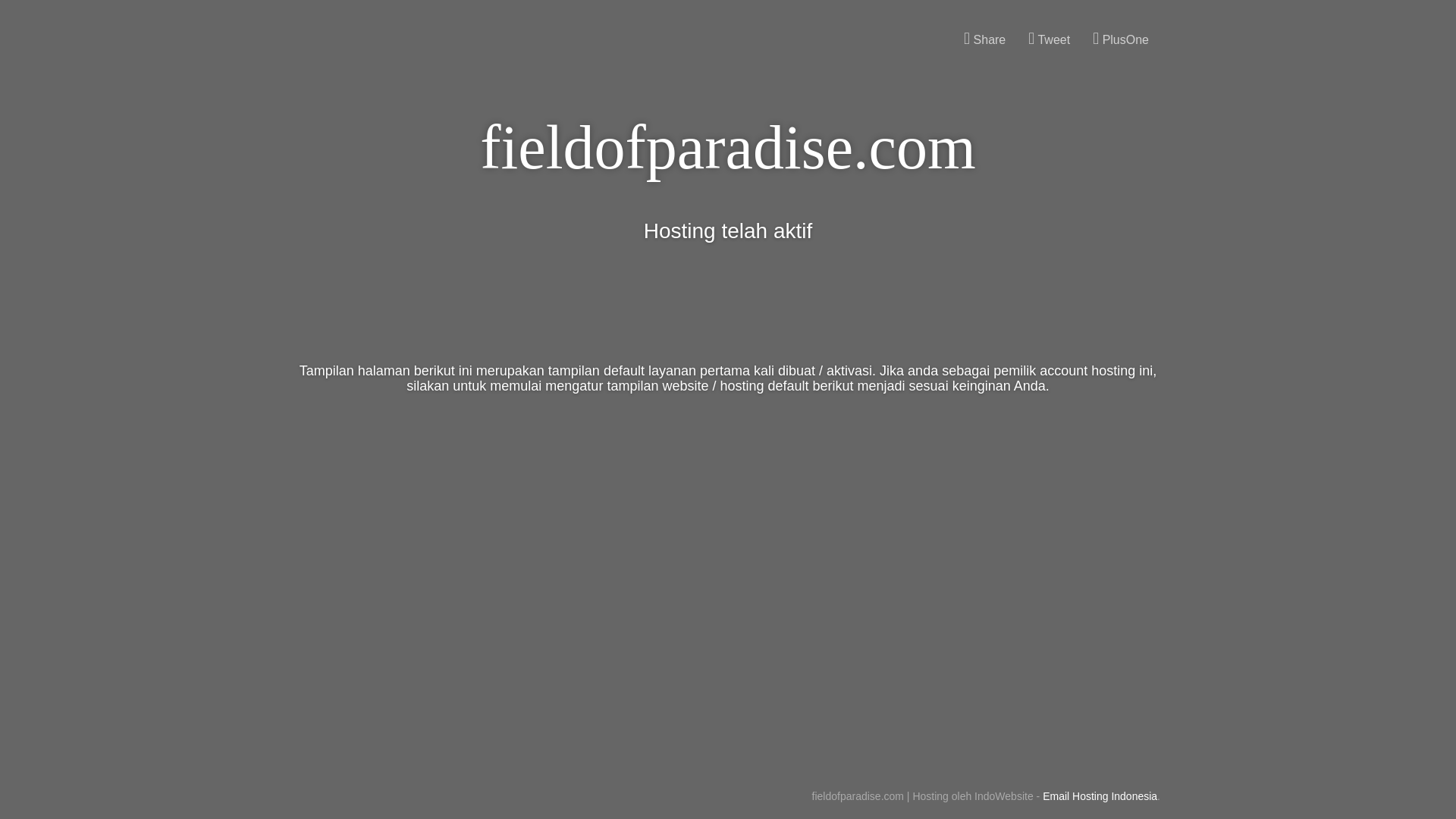 website screenshot of https://fieldofparadise.com/