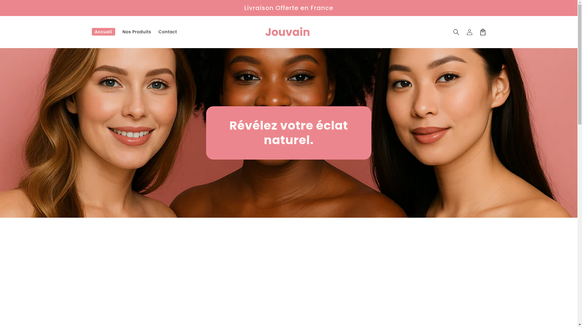 website screenshot of https://jouvain.com/